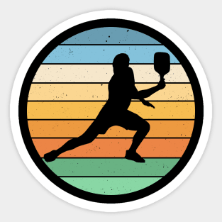 Pickleball Vintage Distressed Retro Player Sticker